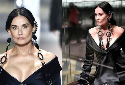 demi moore sfilata fendi|kim jones demi moore.